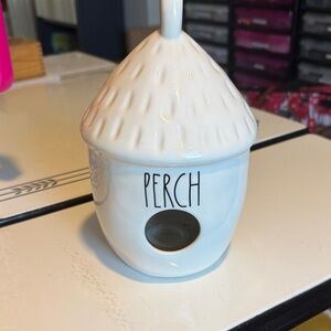 Rae Dunn Ceramic Perch Birdhouse